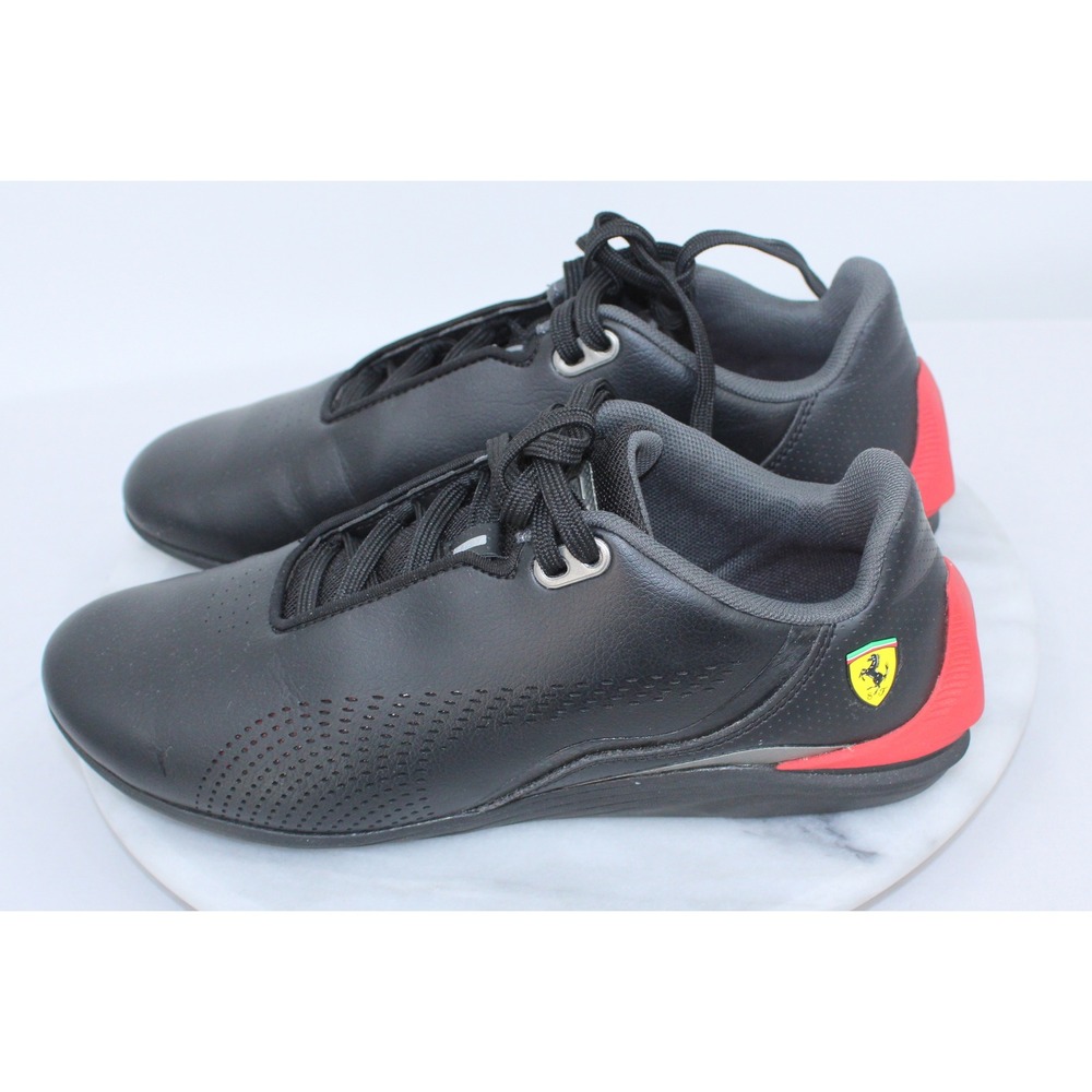 Puma Ferrari Drift Cat Decima Black Red Motorsport Shoes 307269-01 US 6.5C